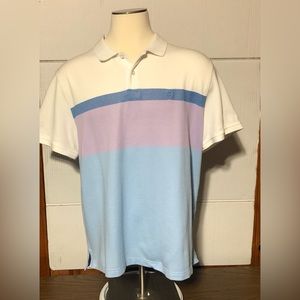 IZOD mens XXL GOLF POLO. Pretty Easter colors or first day of spring. 30” L